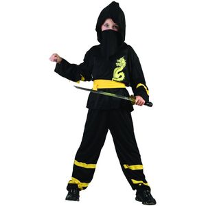 Gele draak ninja kostuum voor jongens