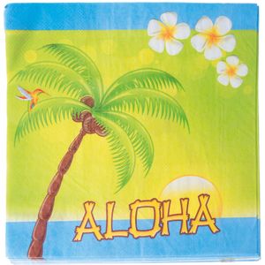 20 papieren Aloha servetten
