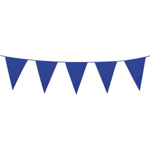Donkerblauwe mini vlaggenslinger