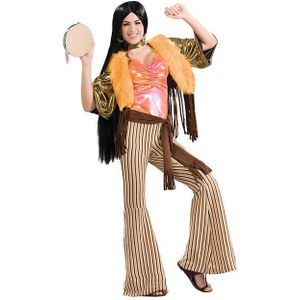 Jaren 60-70 hippie kostuum voor vrouwen