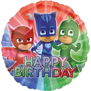 PJ Masks Happy Birthday ballon 43 cm
