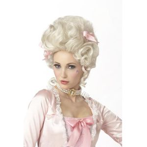 Lichtblonde Marie-Antoinette pruik voor volwassenen