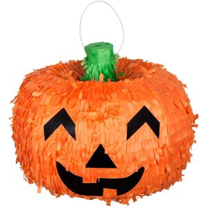 3D pompoenpiñata voor Halloween