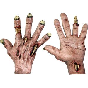 Zombiehandschoenen voor volwassenen Halloween