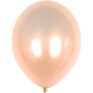 50 perzikkleurige ballonnen 30 cm