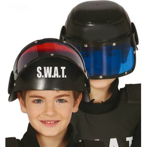 SWAT helm met vizier voor kinderen