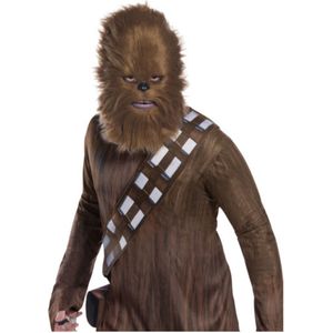 Chewbacca Star Wars masker met bont voor volwassenen