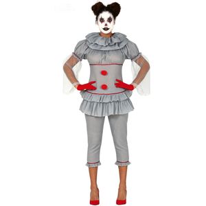Psychopathische clown outfit voor dames