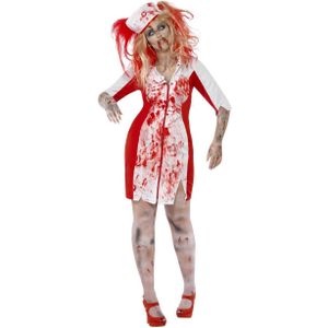 Bebloede verpleegster outfit voor dames Halloween