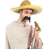 Gele Mexicaanse sombrero voor volwassenen