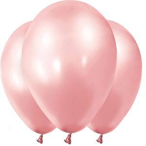 12 roségouden metallic ballonnen