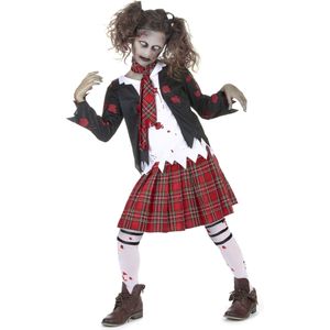 Zombie scholieren kostuum voor meisjes