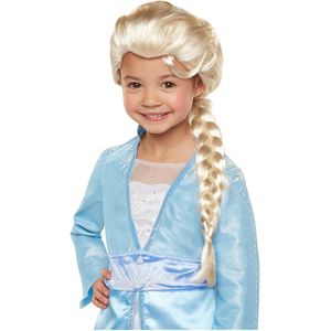 Luxe Elsa Frozen 2 pruik voor meisjes
