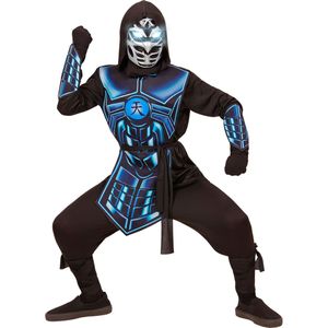 Cyber ninja kostuum met licht en geluid voor kinderen
