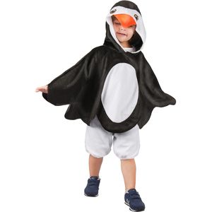 Zwart-witte pinguïn outfit voor kinderen