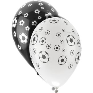 8 voetbal-latexballonnen