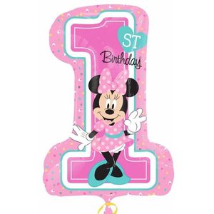 Aluminium verjaardag ballon Minnie Mouse