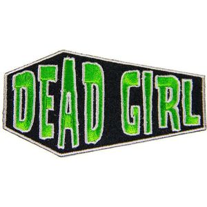 Groene Dead Girl gothic patch