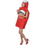 Tomaten ketchup kostuum voor volwassenen