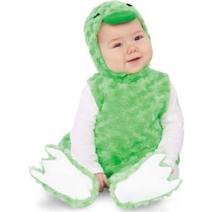 Kleine groene eend kostuum voor baby's