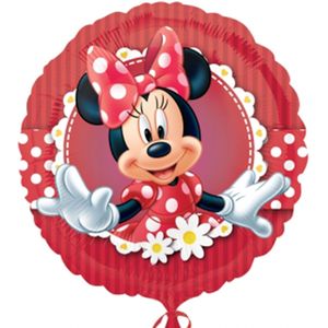 Rode Minnie folie ballon