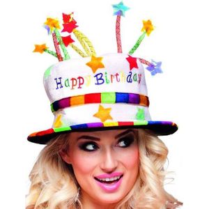 'Happy Birthday-hoed' voor volwassenen