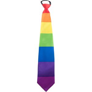 Regenboog stropdas voor volwassenen