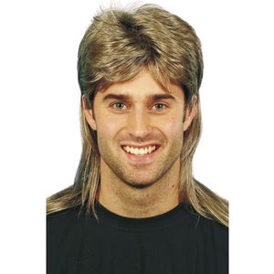 Mullet-pruik / Jason-pruik voor mannen