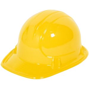 Gele bouwvakker helm voor kinderen