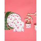 20 papieren servetten Flamingo Tropic 33 x 33 cm