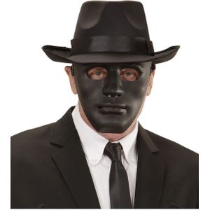 Zwart anoniem masker voor volwassenen