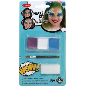 Zeemeermin make-up kit met kwastje en sponsje voor meisjes