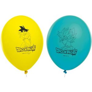 6 Dragon Ball Z latex ballonnen 27 cm