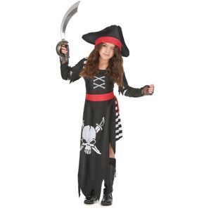 Strijdlustige piraat outfit voor meisjes