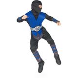 Blauw ninja pak voor jongens