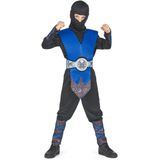 Blauw ninja pak voor jongens
