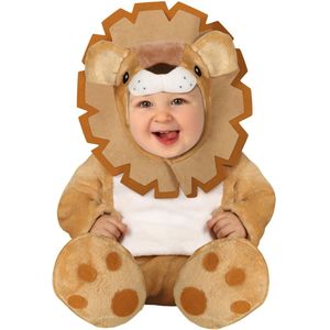 Leeuwen kostuum met capuchon voor baby's