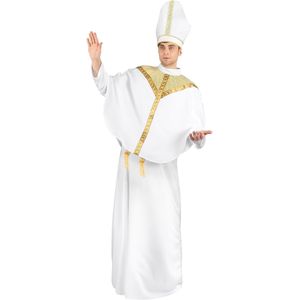 Wit bisschop kostuum voor heren