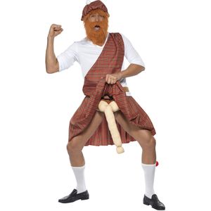 Humoristische Schotse outfit voor volwassen
