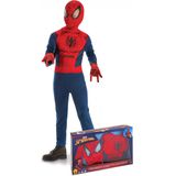 Klassiek Spiderman jongenskostuum in cadeauverpakking