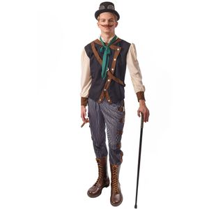 Dandy steampunk kostuum voor mannen