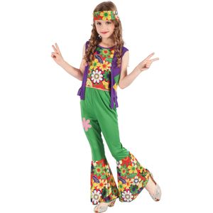 Hippie Flower Power kostuum voor meisjes