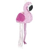 Lichtroze en donkerroze flamingo pinata