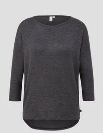 T-shirt - Gemêleerd - Casual - Zachte Viscoseblend Jersey - Ronde Hals - 3/4 Mouwen