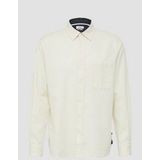 s.Oliver - Overhemd - Ecru - Lange Mouw - Regular Fit
