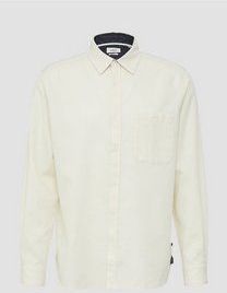 s.Oliver - Overhemd - Ecru - Lange Mouw - Regular Fit