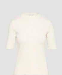 T-shirt - Geribbeld - Zacht Katoenmix - Slim Fit - Tijdloos