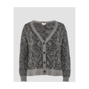 s.Oliver - Strickjacke - Gebreid Vest - Dierenprint