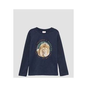 s.Oliver - T-Shirt - Lange Mouwen - Leeuwenprint