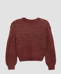 s.Oliver - Trui - Rood - Losse Pasvorm - Lange Mouw